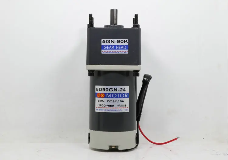 DC12V/24V 90W 5D90GN permanent magnet gear motor with adjustable speed Suitable for mechanical equipment, power tools,DIY,etc.
DC12V/24V 90W 5D90GN permanent magnet gear motor with adjustable speed Suitable for mechanical equipment, power tools,DIY,etc.