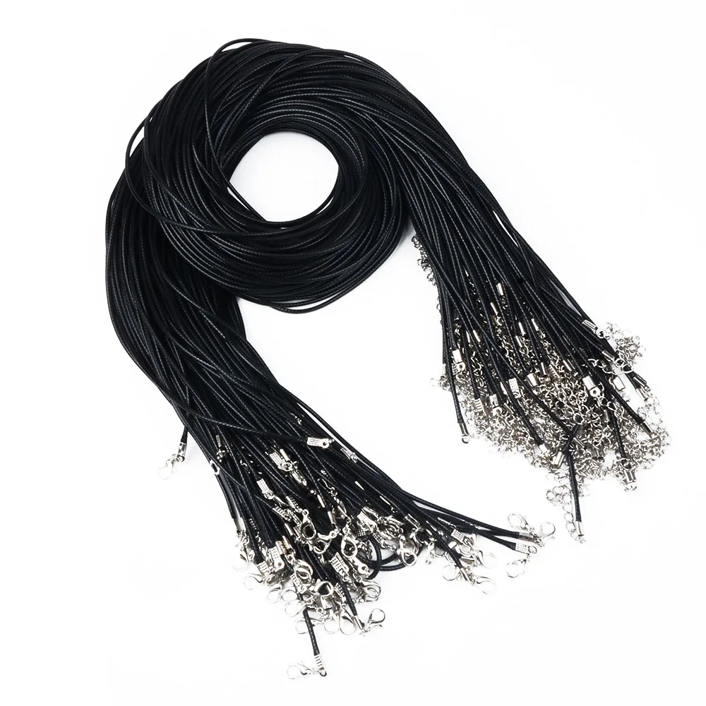 Chanfar 20pcs 2mm 71cm with extender chain Leather Necklace With Lobster Clasp DIY Jewelry Making Findings Accessories
Chanfar 20pcs 2mm 71cm with extender chain Leather Necklace With Lobster Clasp DIY Jewelry Making Findings Accessories