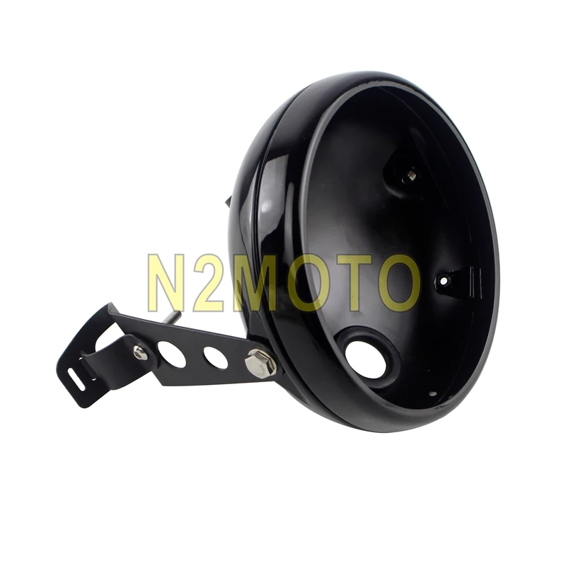 Universal Black Round Headlight Shell Motorcycle 7 inch LED Headlight Light Bulb Bucket for Harley Sportster FXWG FXDWG FXST
Universal Black Round Headlight Shell Motorcycle 7 inch LED Headlight Light Bulb Bucket for Harley Sportster FXWG FXDWG FXST