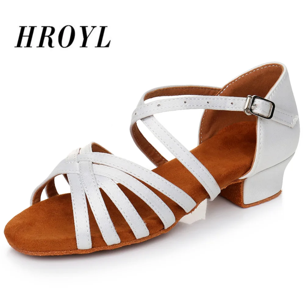 Girls Latin Dance Shoes Low Heel 3.5CM Tango Salsa Ballroom Dancing Sandals For Children Soft Sole Satin Dance Shoes
Girls Latin Dance Shoes Low Heel 3.5CM Tango Salsa Ballroom Dancing Sandals For Children Soft Sole Satin Dance Shoes