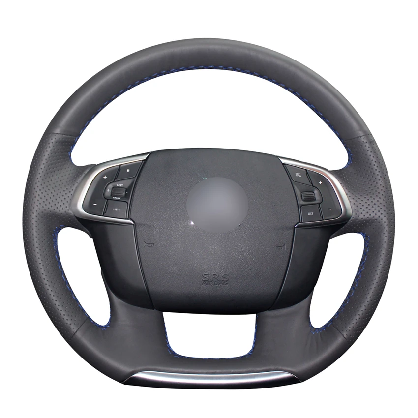 Hand-stitched Black PU Artificial Leather Car Steering Wheel Cover for Citroen C4 C4L 2011 2012 2013 2014 2015 DS4
Hand-stitched Black PU Artificial Leather Car Steering Wheel Cover for Citroen C4 C4L 2011 2012 2013 2014 2015 DS4
