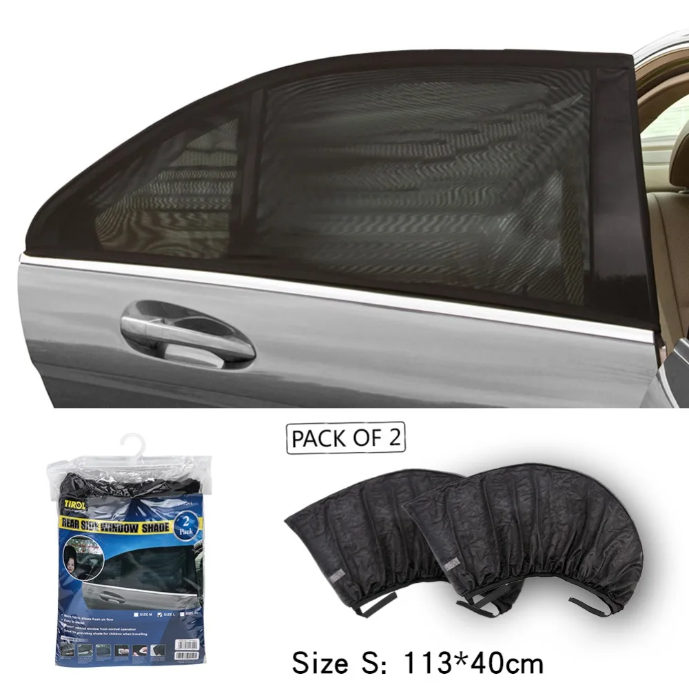 TIROL New 2PC Mesh UV Protection Car Window Rear Door\Side Sun Shades Outdoor Travel Baby Size 113X40m T11724-S Free Shipping
TIROL New 2PC Mesh UV Protection Car Window Rear Door\Side Sun Shades Outdoor Travel Baby Size 113X40m T11724-S Free Shipping