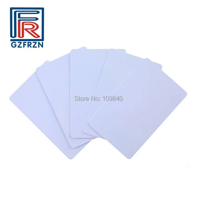 

High quality Alien H3 UHF RFID tags Cards ISO 18000-6C white PVC card for long range reader