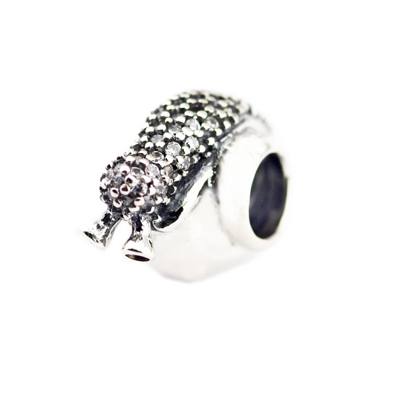 DIY Beads for Jewelry Making Sterling-Silver-Jewelry Sparkling Snail Bead Clear CZ Charms Silver 925 Berloque Perles
DIY Beads for Jewelry Making Sterling-Silver-Jewelry Sparkling Snail Bead Clear CZ Charms Silver 925 Berloque Perles
