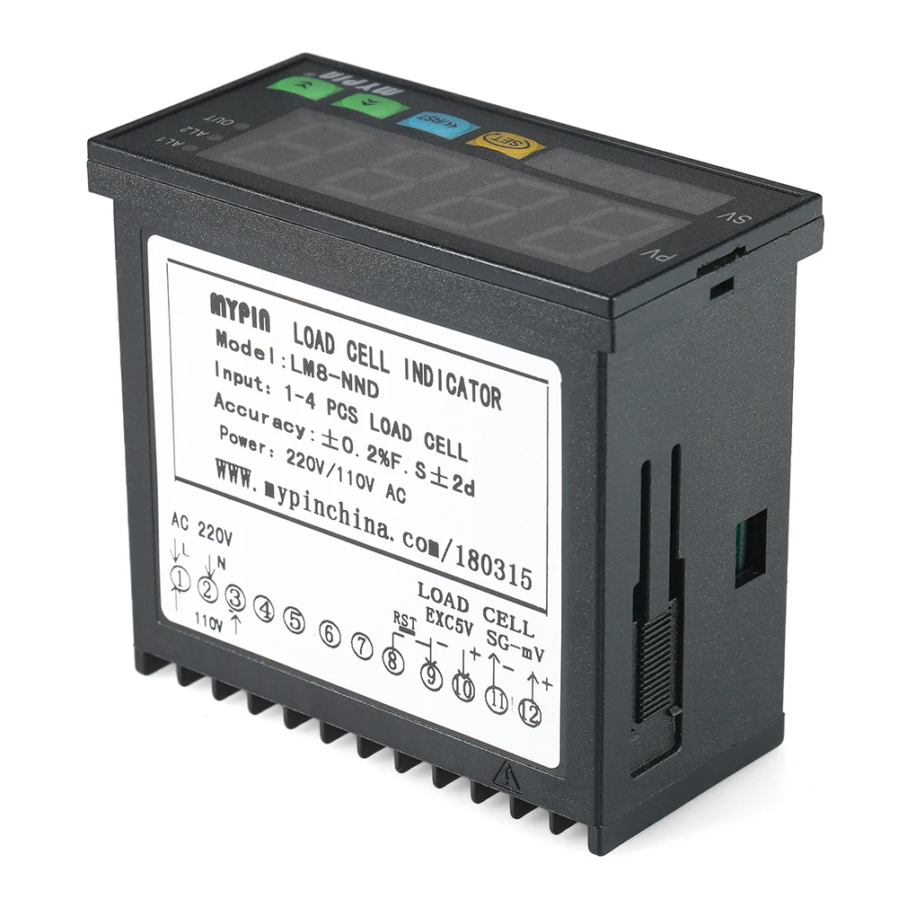 Digital LED Display Weighing Meter Load-cells Indicator 1~4 Load Cells Signals Input
Digital LED Display Weighing Meter Load-cells Indicator 1~4 Load Cells Signals Input