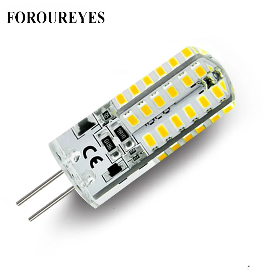 On sale 10pcs a lot G4 LED Lamp 12V 48 LEDS silicone Corn led Bulb crystal chandelier 3014SMD Spotlight White/Warm white Light
On sale 10pcs a lot G4 LED Lamp 12V 48 LEDS silicone Corn led Bulb crystal chandelier 3014SMD Spotlight White/Warm white Light