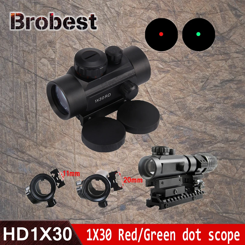Holographic 1 x 30 Red Dot Sight Airsoft Red Green Dot Sight Scope Hunting Scope 11mm 20mm Rail Mount Collimator Sight
Holographic 1 x 30 Red Dot Sight Airsoft Red Green Dot Sight Scope Hunting Scope 11mm 20mm Rail Mount Collimator Sight