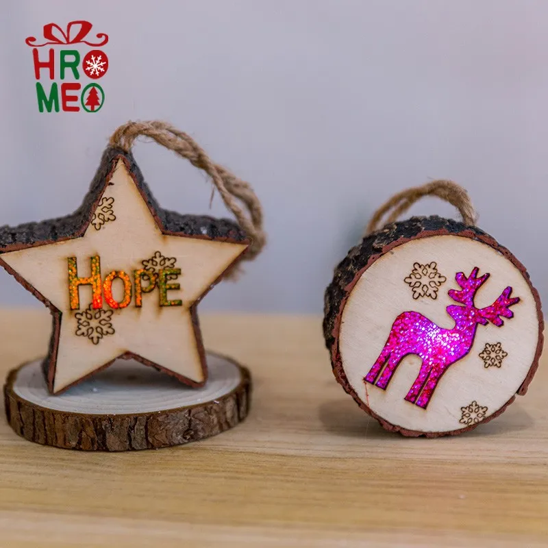 Wooden Christmas Glowing Pendant Christmas Tree Decoration LED Light Night Light Gift
Wooden Christmas Glowing Pendant Christmas Tree Decoration LED Light Night Light Gift
