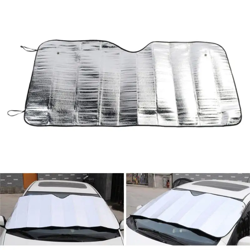 130x60cm Foil Car Window Cover Auto Windshield Heat Sun Shade Visor Cover Front Sunshade UV Protect Film Foam
130x60cm Foil Car Window Cover Auto Windshield Heat Sun Shade Visor Cover Front Sunshade UV Protect Film Foam