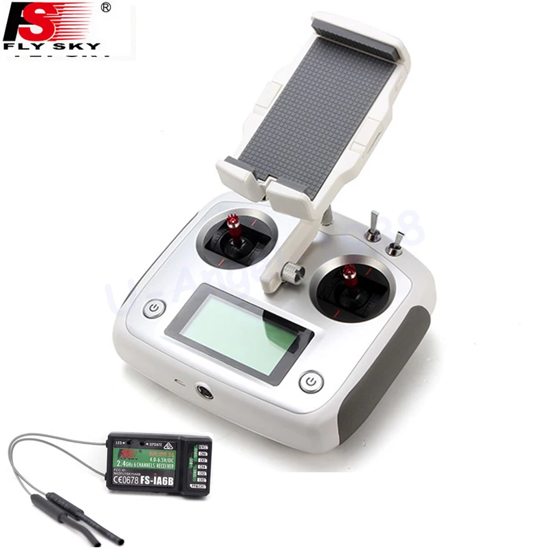 Original Flysky FS-i6S 2.4G 10CH AFHDS Touch Screen Transmitter + FS-iA6B Receiver + Mobile Holder Set Self Center Throttle Mode
Original Flysky FS-i6S 2.4G 10CH AFHDS Touch Screen Transmitter + FS-iA6B Receiver + Mobile Holder Set Self Center Throttle Mode
