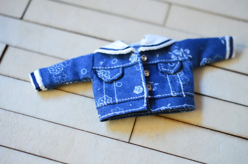 Obitsu11 OB11 doll clothes navy jean jacket available for 1/12 size doll OB11 doll accessories doll coat
Obitsu11 OB11 doll clothes navy jean jacket available for 1/12 size doll OB11 doll accessories doll coat