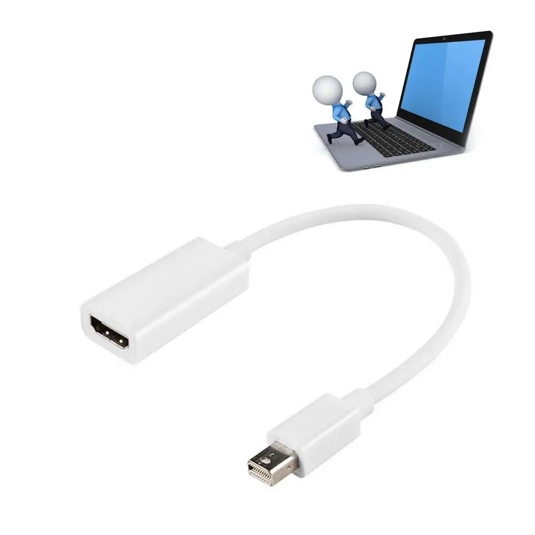 Mini display port DP на питание от источника. (Папа) HDMI Кабель адаптер для (мама) Macbook