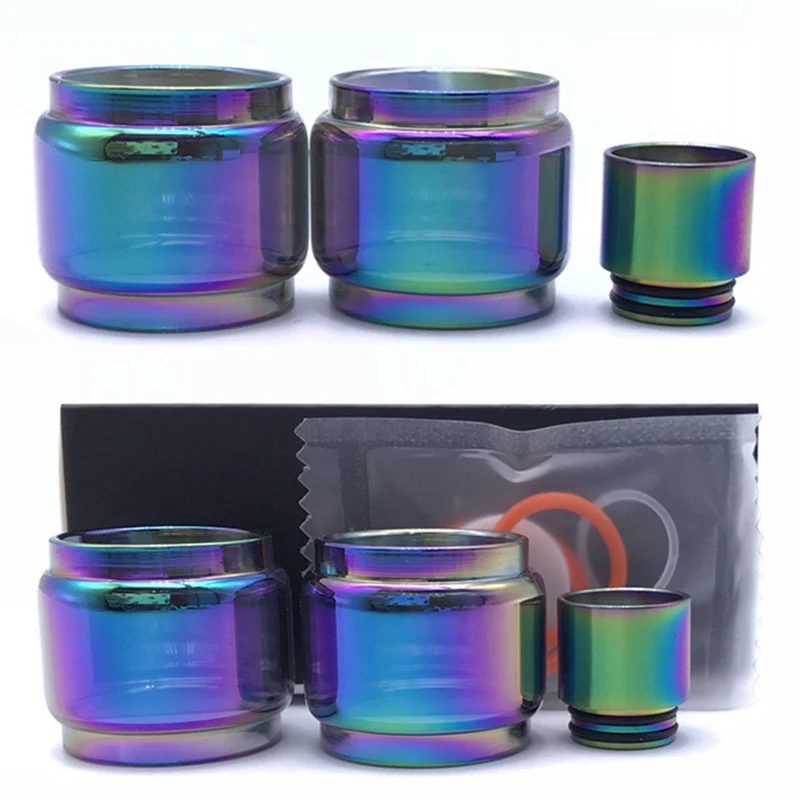 For TFV12 Prince 5/8ml Extended Replacement Bulb Glass + Rainbow Drip Tip DIY Atomizer 3 in 1 Kit
For TFV12 Prince 5/8ml Extended Replacement Bulb Glass + Rainbow Drip Tip DIY Atomizer 3 in 1 Kit