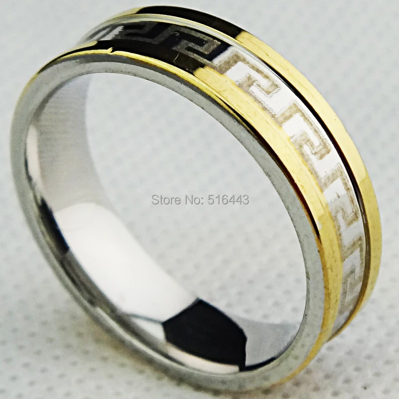 New 6MM Guaranteed Genuine 10pcs New 18k Gold 316L Stainless Steel Engagement Wedding Men's Rings Wholesale Jewelry Lots A059
New 6MM Guaranteed Genuine 10pcs New 18k Gold 316L Stainless Steel Engagement Wedding Men's Rings Wholesale Jewelry Lots A059