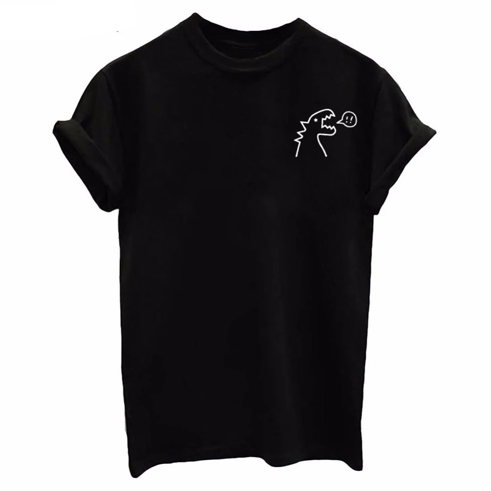 Fashion O-neck Women T-Shirts Cotton The Dinosaur Funny Printed Design Casual Short Top Tees Summer Style tshirts
Fashion O-neck Women T-Shirts Cotton The Dinosaur Funny Printed Design Casual Short Top Tees Summer Style tshirts