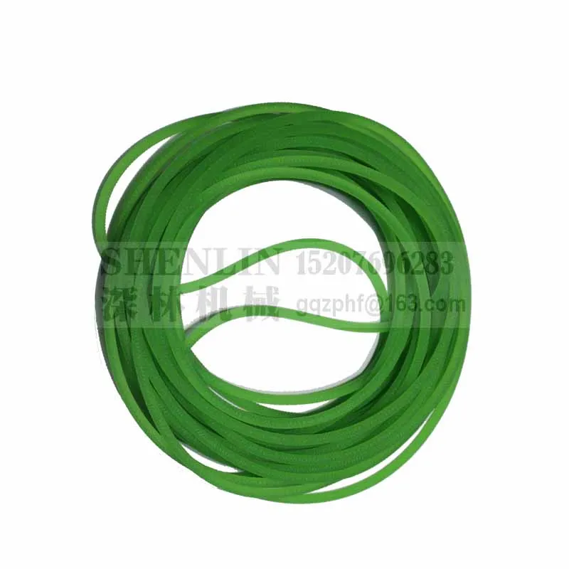 Elastic rope polyurethane string, round conveyor belt OD1.5/2/2.5/3/4/5/6/7/8/9/10/12/15/18mm green flex belt
Elastic rope polyurethane string, round conveyor belt OD1.5/2/2.5/3/4/5/6/7/8/9/10/12/15/18mm green flex belt