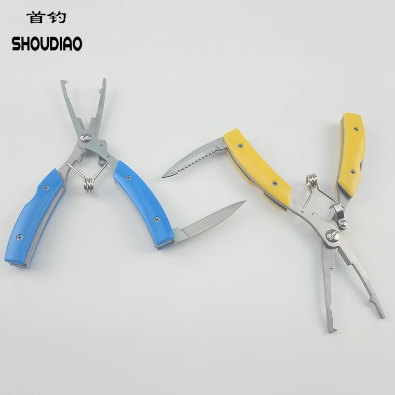 SHOU DIAO clamp pliers The stainless steel control fish Take hook clamp wire cutters Fish mouth clamp Knife and saw
SHOU DIAO clamp pliers The stainless steel control fish Take hook clamp wire cutters Fish mouth clamp Knife and saw
