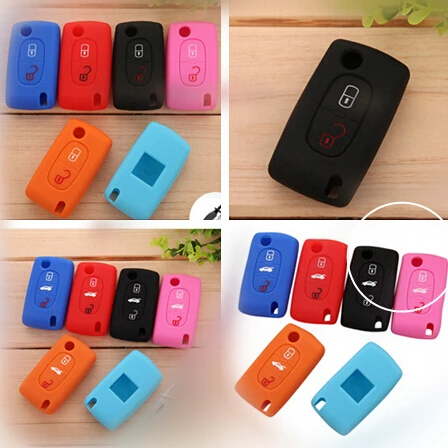 Silicone car key cover protector for Peugeot 206 207 307 308 407 408 508 3008 607 RCZ for Citroen C2 C3 C4 C4L C5 C6 C7 Quatre
Silicone car key cover protector for Peugeot 206 207 307 308 407 408 508 3008 607 RCZ for Citroen C2 C3 C4 C4L C5 C6 C7 Quatre