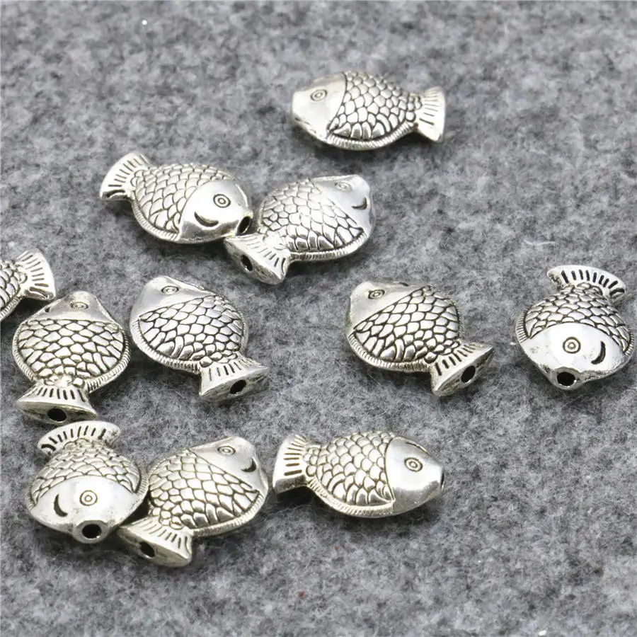 Jewelry Findings 10PCS Accessories Copper Metal Lucky Fish DIY Loose Bracelet Necklace Finding Jewelry Making 14x15mm Crafts
Jewelry Findings 10PCS Accessories Copper Metal Lucky Fish DIY Loose Bracelet Necklace Finding Jewelry Making 14x15mm Crafts