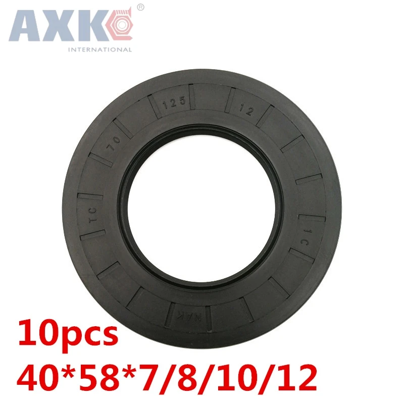 AXK 10pcs TC 40x58x7 40x58x8 40x58x10 40x58x12 40x58 40*58 Skeleton Oil Seals high-quality Seals Radial shaft seals
AXK 10pcs TC 40x58x7 40x58x8 40x58x10 40x58x12 40x58 40*58 Skeleton Oil Seals high-quality Seals Radial shaft seals