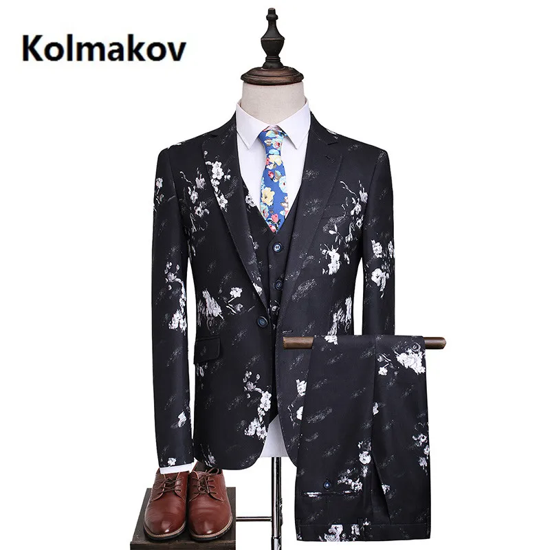 (Jacket+Vest+Pants) Men's Clothing Flower color Suits Business Slim Casual Men Suit casual man wedding suits dress XF022
(Jacket+Vest+Pants) Men's Clothing Flower color Suits Business Slim Casual Men Suit casual man wedding suits dress XF022