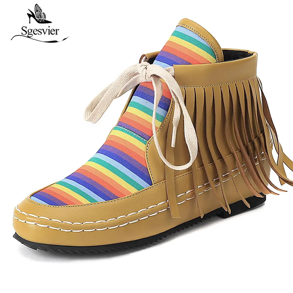 Женские богемные ботинки sgesвье, осенне-зимние ботинки с кисточками, модные женские ботильоны больших размеров 30-48, обувь OX743
Женские богемные ботинки sgesвье, осенне-зимние ботинки с кисточками, модные женские ботильоны больших размеров 30-48, обувь OX743