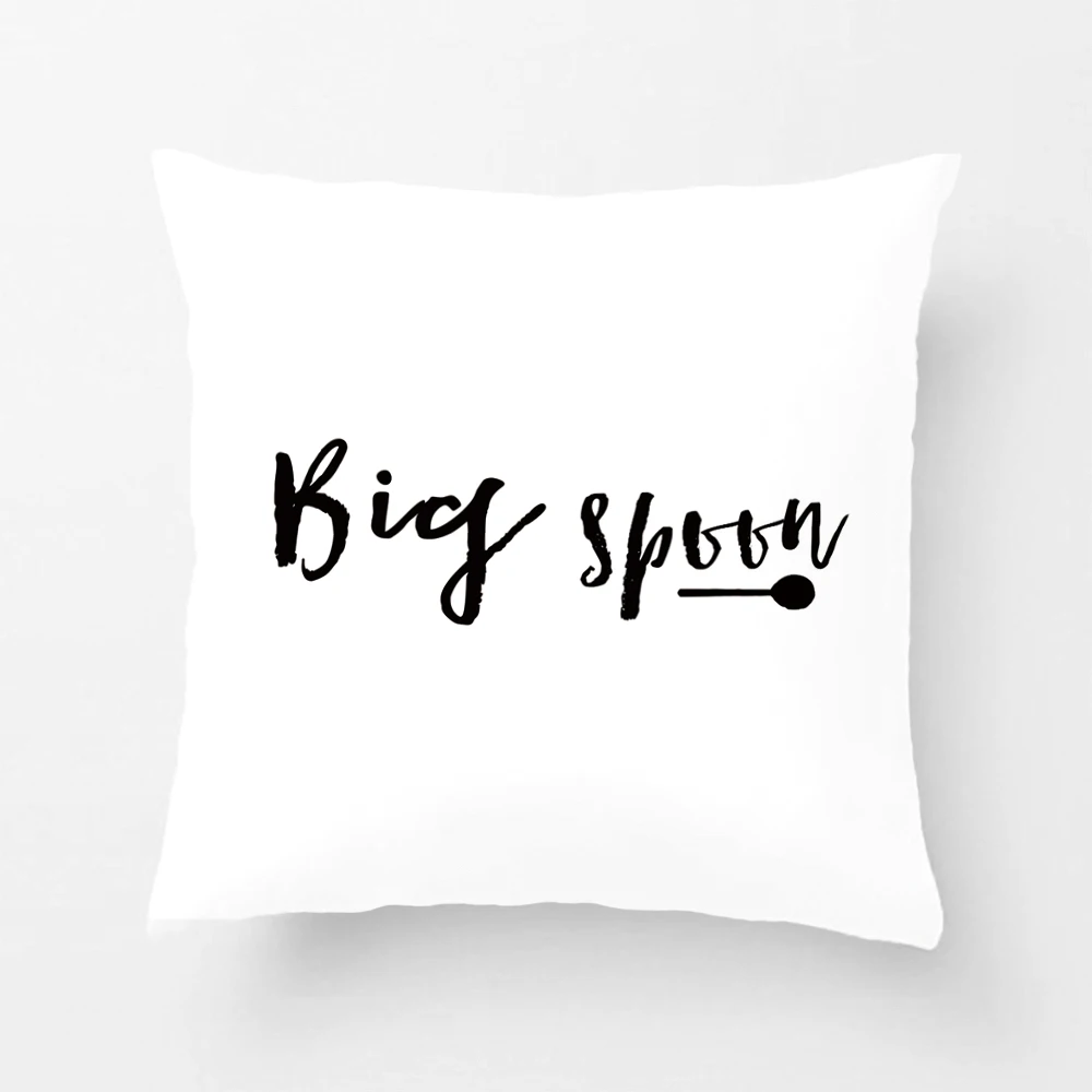 Big Spoon Typography Throw Cushions Wedding Decorative Cushion Cover Pillow Case Customize Gift By Lvsure For Sofa Pillowcase
Big Spoon Typography Throw Cushions Wedding Decorative Cushion Cover Pillow Case Customize Gift By Lvsure For Sofa Pillowcase