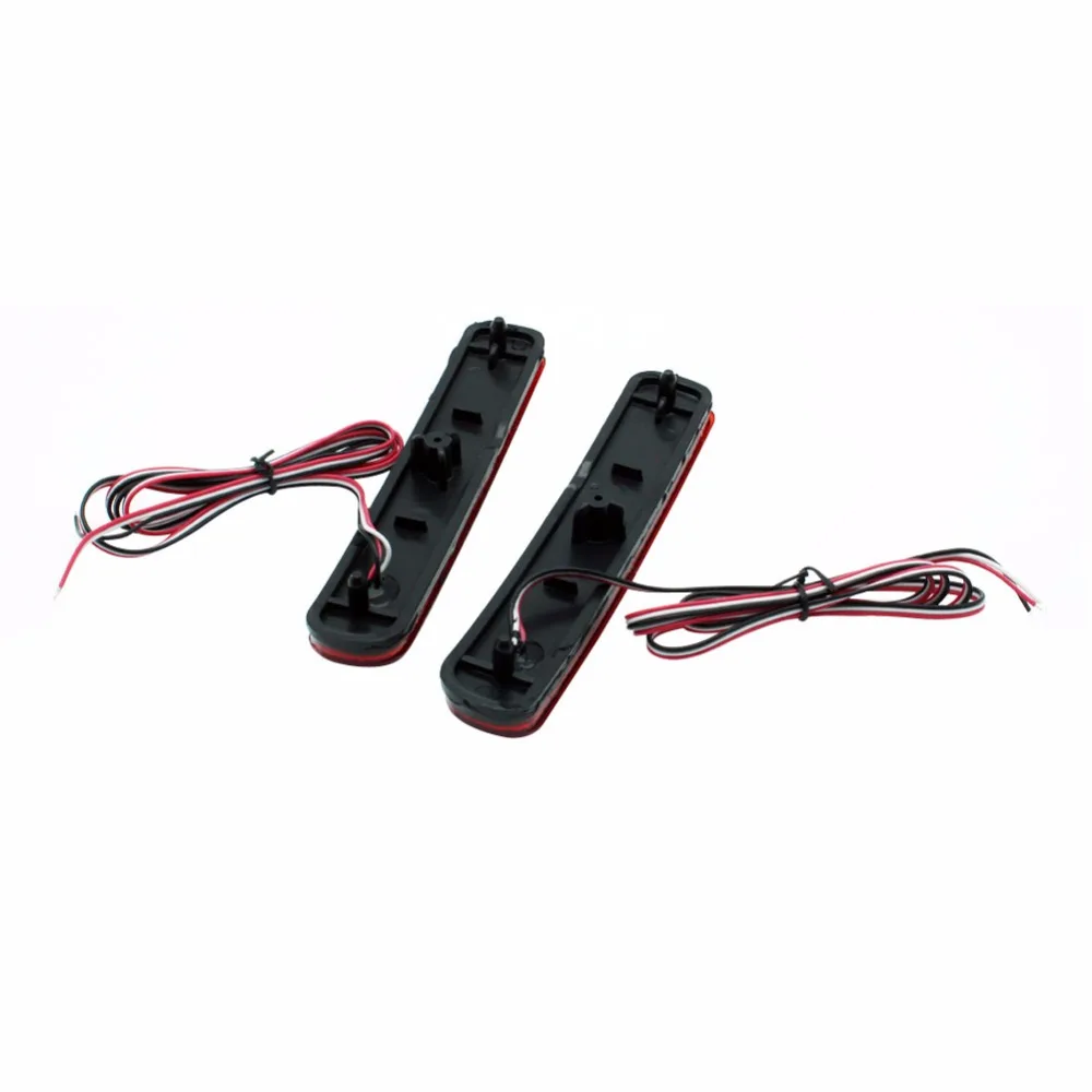 for Toyota LED Car styling Red Rear Bumper Reflector Light Fog Parking Warning Brake Tail Lamp 2012-2014 Highlander 1 Pair | Автомобили и