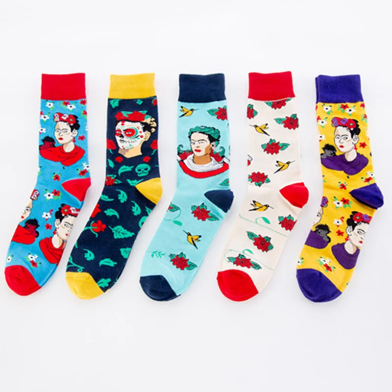 New shelves cotton personality fashion Indian woman pattern men's socks Harajuku designer funny cute novelty winter Chaussettes
New shelves cotton personality fashion Indian woman pattern men's socks Harajuku designer funny cute novelty winter Chaussettes