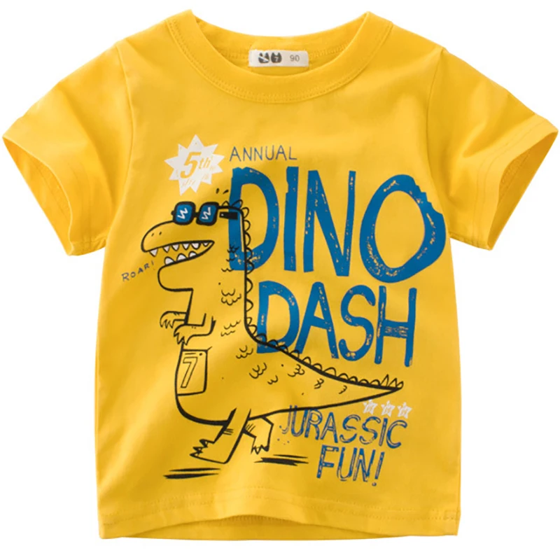 Kids T Shirt For Boys Dino Dash Girls Tshirt Summer 2018 Baby O-Neck Tops 100% Cotton Tees Children Clothes Short Sleeve T-shirt
Kids T Shirt For Boys Dino Dash Girls Tshirt Summer 2018 Baby O-Neck Tops 100% Cotton Tees Children Clothes Short Sleeve T-shirt