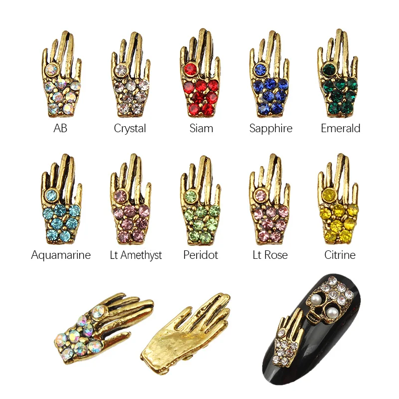 20/50pcs Retro Gold Hand Shape 3D Nail Art Decorations,Alloy Nail Charms,Nails Rhinestones Nail Supplies
20/50pcs Retro Gold Hand Shape 3D Nail Art Decorations,Alloy Nail Charms,Nails Rhinestones Nail Supplies