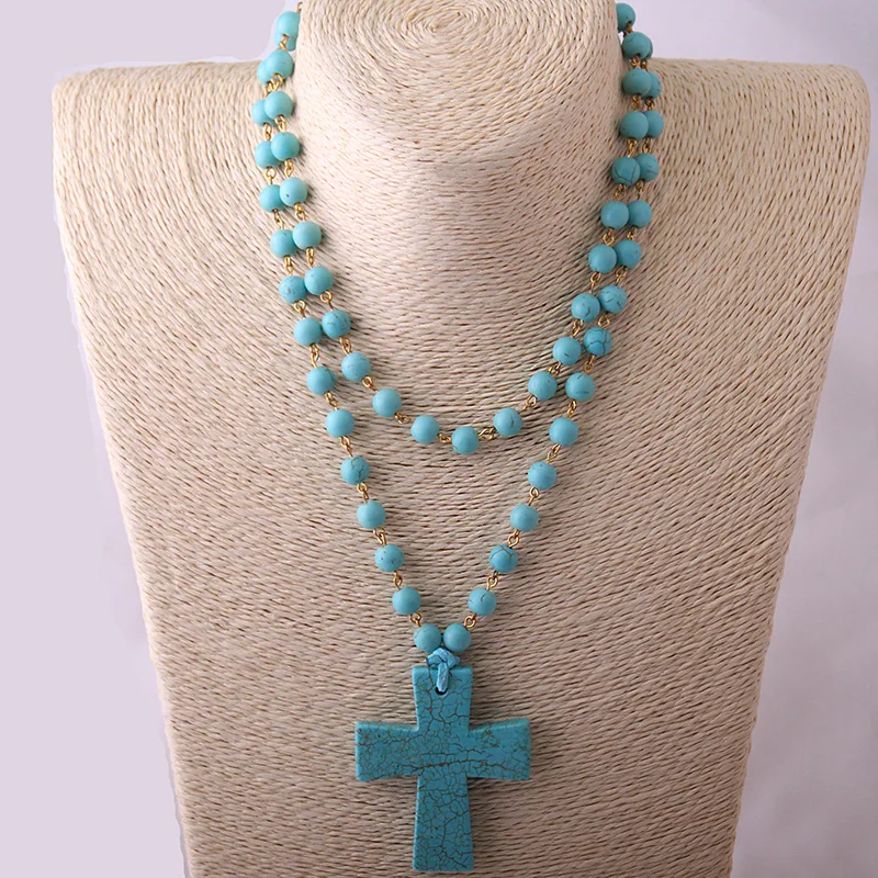 Fashion Natural Semi Precious Stones with cross charms & gold decoration crystal charm Pendant Handmade Necklace Women Jewelry
Fashion Natural Semi Precious Stones with cross charms & gold decoration crystal charm Pendant Handmade Necklace Women Jewelry