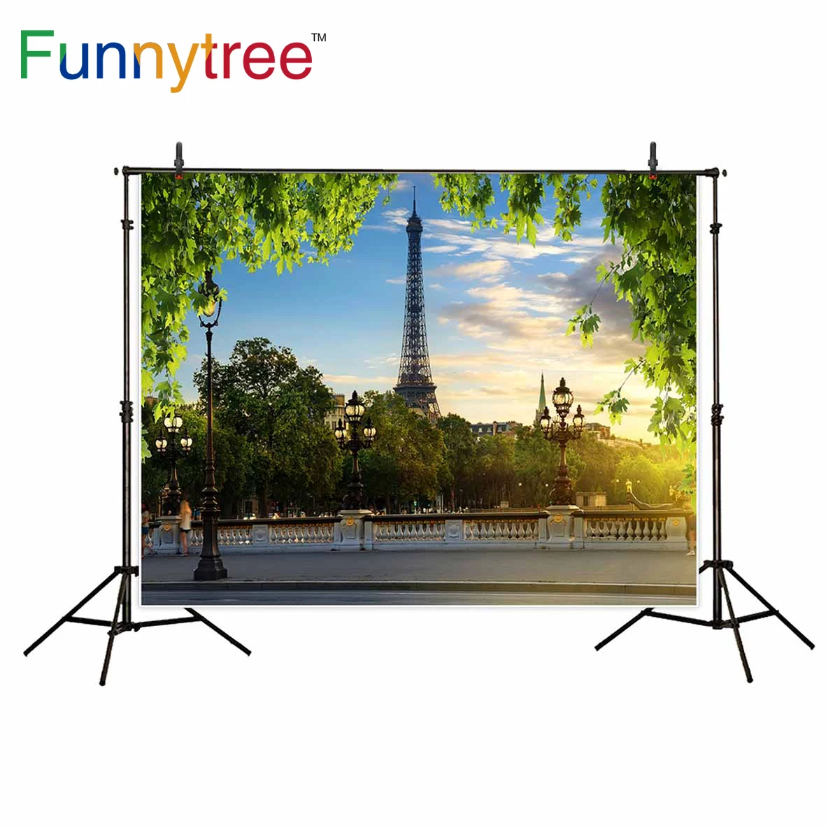 Funnytree photography backdrop Paris spring Tour Eiffel street green leaves background photocall photo studio photo prop
Funnytree photography backdrop Paris spring Tour Eiffel street green leaves background photocall photo studio photo prop
