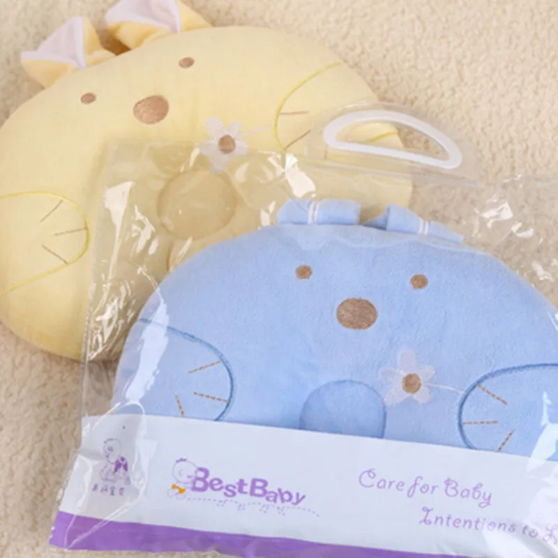 Newborn Baby Pillow Neck Support Cute Cartoon Rabbit Head Shape Shaping Infant Soft Pillows | Мать и ребенок