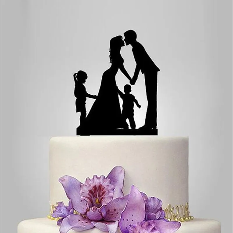 Groom Kiss Bride with Baby Children Design Rustic Cake Topper Gift Idea Custom Wedding Decoration Cake Toppers Family Members
Groom Kiss Bride with Baby Children Design Rustic Cake Topper Gift Idea Custom Wedding Decoration Cake Toppers Family Members
