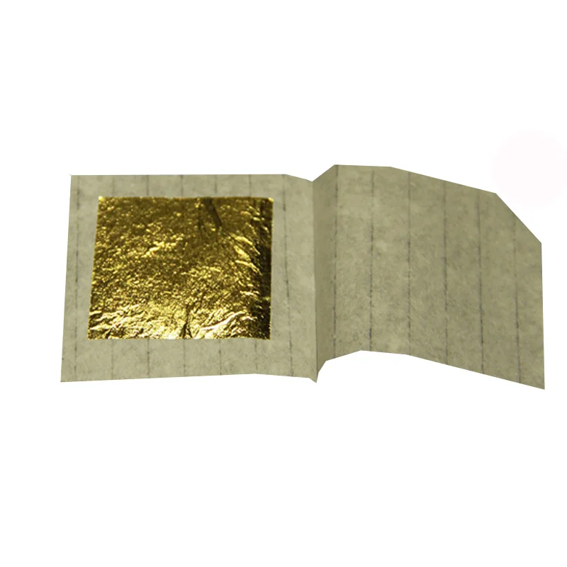 10pcs/Set 24K Gold Foil 98% Pure Gold Leaf Sheets DIY Craft Gilding Paper for Food Furniture Decoration 43.3*43.3mm
10pcs/Set 24K Gold Foil 98% Pure Gold Leaf Sheets DIY Craft Gilding Paper for Food Furniture Decoration 43.3*43.3mm