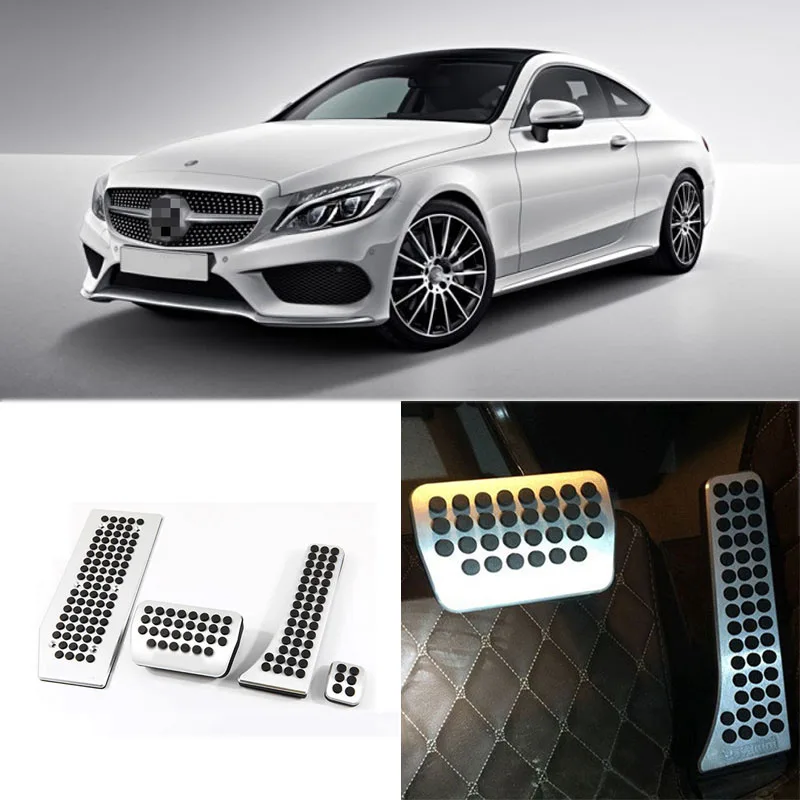 Brand New 4pcs Aluminium Non Slip Foot Rest Fuel Gas Brake Pedal Cover For Benz C-Class 2008-2016
Brand New 4pcs Aluminium Non Slip Foot Rest Fuel Gas Brake Pedal Cover For Benz C-Class 2008-2016