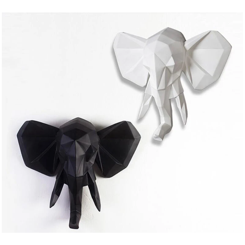 Nordic Creative resin elephant head vintage statue home wall decor crafts elephant head wall decoration animal figurines
Nordic Creative resin elephant head vintage statue home wall decor crafts elephant head wall decoration animal figurines