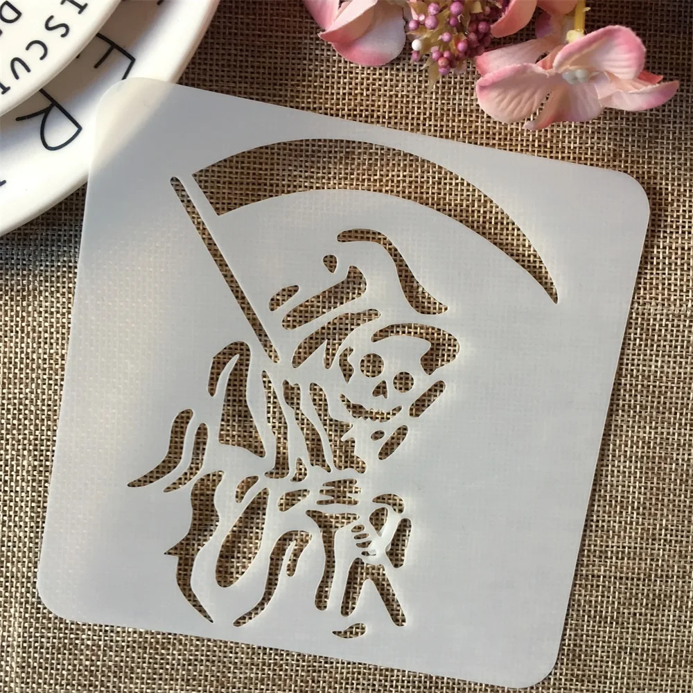 1Pcs 5*5inch Blade Ghost Skull Halloween DIY Layering Stencils Painting Scrapbook Coloring Embossing Album Decorative Template
1Pcs 5*5inch Blade Ghost Skull Halloween DIY Layering Stencils Painting Scrapbook Coloring Embossing Album Decorative Template