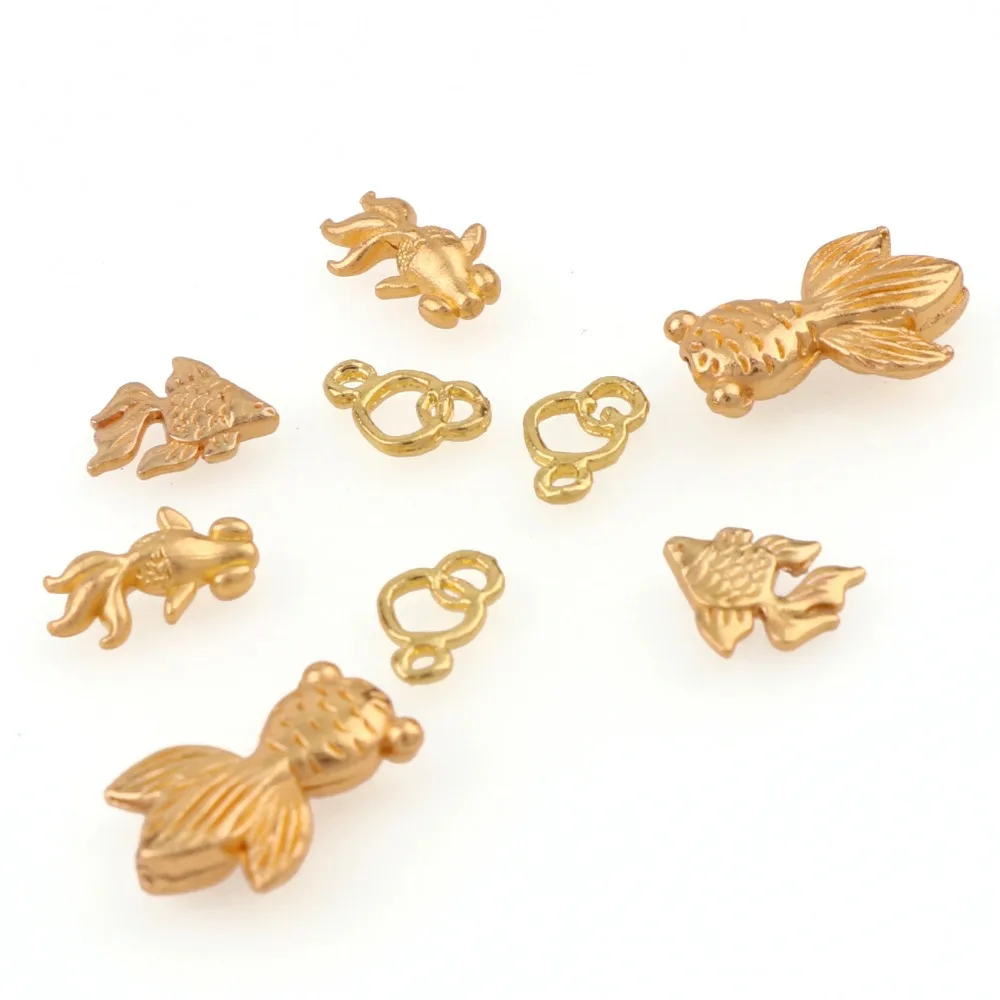 20pieces Cute Goldfish Bubble Fashion Mix KC Gold Pendant DIY Bracelets Necklace Charm Pendants Jewelry Accessories
20pieces Cute Goldfish Bubble Fashion Mix KC Gold Pendant DIY Bracelets Necklace Charm Pendants Jewelry Accessories
