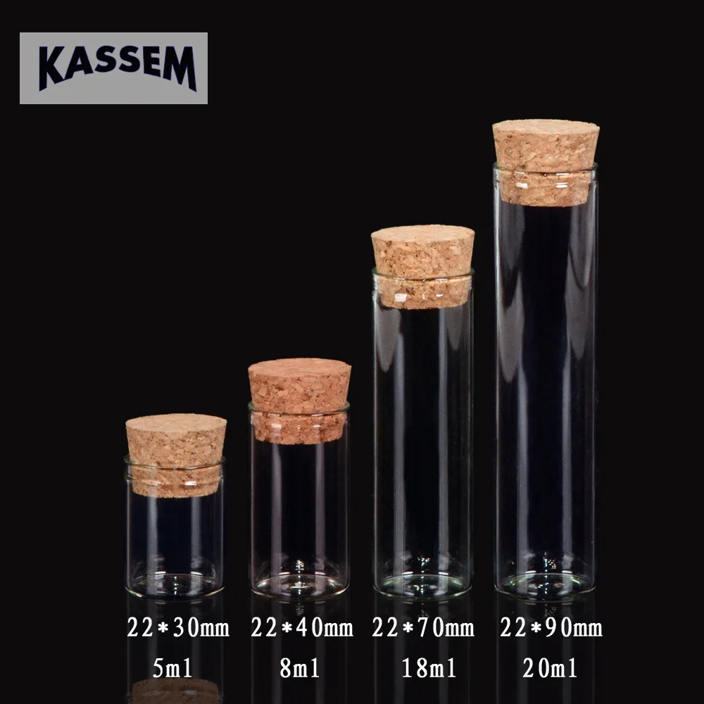 22*70mm 18ml Empty Glass Transparent Clear Bottles With Cork Stopper Glass Vials Jars Packaging Bottles Test Tube 100pcs
22*70mm 18ml Empty Glass Transparent Clear Bottles With Cork Stopper Glass Vials Jars Packaging Bottles Test Tube 100pcs