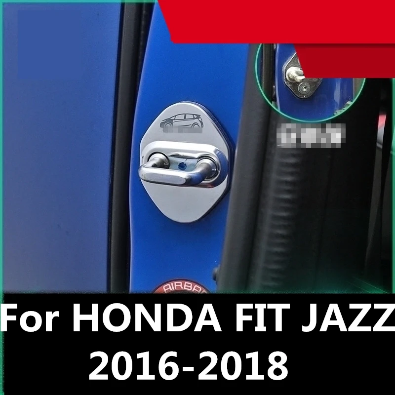 Для HONDA FIT JAZZ 2016 2018 автомобильный Водонепроницаемый дверной замок защитный чехол