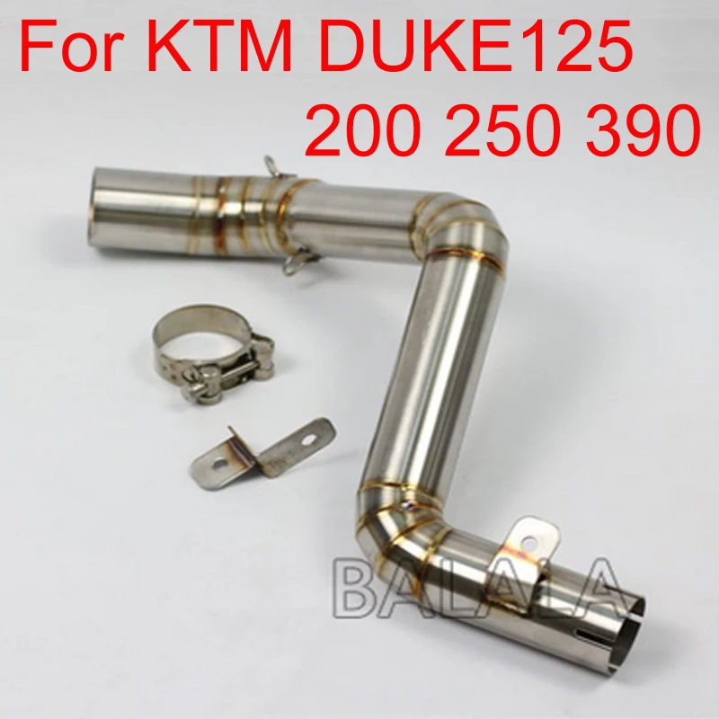 Motorcycle Exhaust Muffler Slip On Link Pipe Modified Header Tube Without DB Killer For KTM DUKE125 200 250 390 2012-2014 year
Motorcycle Exhaust Muffler Slip On Link Pipe Modified Header Tube Without DB Killer For KTM DUKE125 200 250 390 2012-2014 year