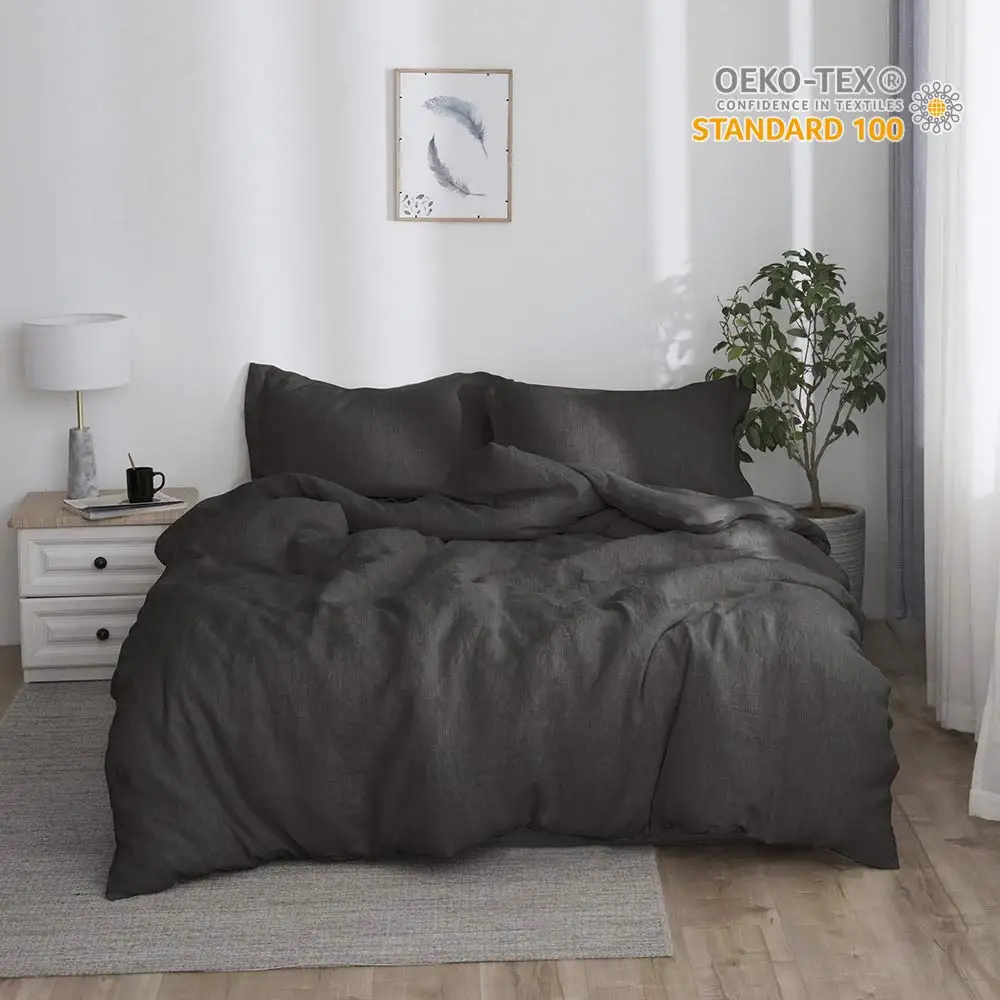 SIMPLEOPULENCE 100% Linen Duvet Cover Set Stone Washed Linen Solid Color Basic Style King Queen Twin Full
SIMPLEOPULENCE 100% Linen Duvet Cover Set Stone Washed Linen Solid Color Basic Style King Queen Twin Full