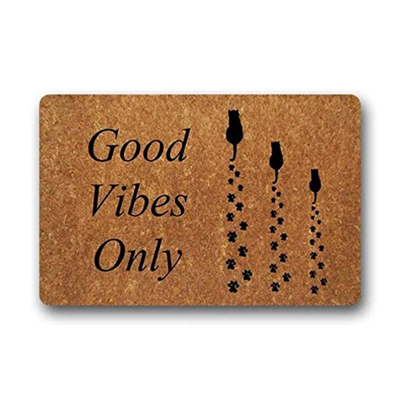 Funny Doormat Good Vibes Only Door Mats Doormat Inside/Outside Bathroom Living Room Kitchen Rugs Home Decor
Funny Doormat Good Vibes Only Door Mats Doormat Inside/Outside Bathroom Living Room Kitchen Rugs Home Decor