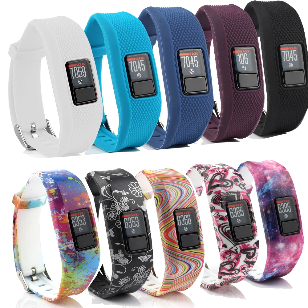 Honecumi Bulk Pack For Garmin Vivofit 3 Band Replacement with Metal Secure Watch Clasp Wrist Strap Bands For Garmin Vivofit JR
Honecumi Bulk Pack For Garmin Vivofit 3 Band Replacement with Metal Secure Watch Clasp Wrist Strap Bands For Garmin Vivofit JR