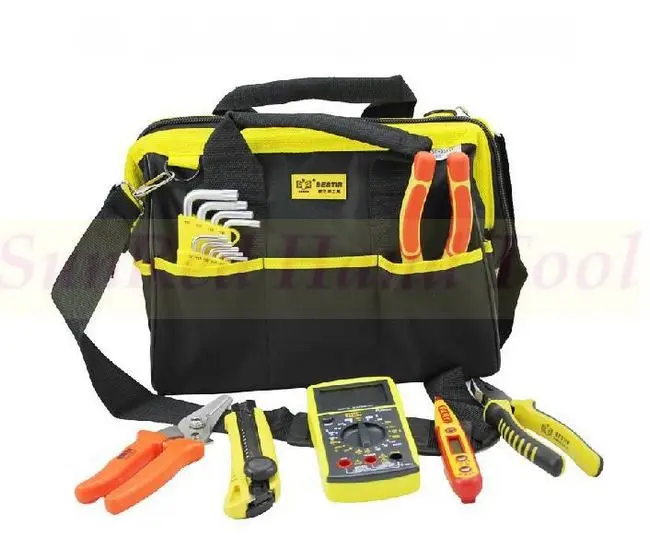 BESTIR taiwan made excellent quality oxford PVC small size 30*22.5*25cm hard type toolbags ,NO.05131
BESTIR taiwan made excellent quality oxford PVC small size 30*22.5*25cm hard type toolbags ,NO.05131