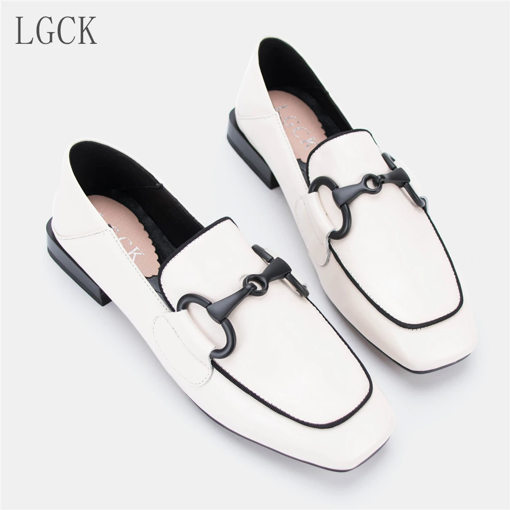Plus Size 34-43 Genuine Leather Women Shoes Brand Non-Slip Metal Horsebit Shoe Office Casual Loafers Comfortable Oxford Zapatos
Plus Size 34-43 Genuine Leather Women Shoes Brand Non-Slip Metal Horsebit Shoe Office Casual Loafers Comfortable Oxford Zapatos