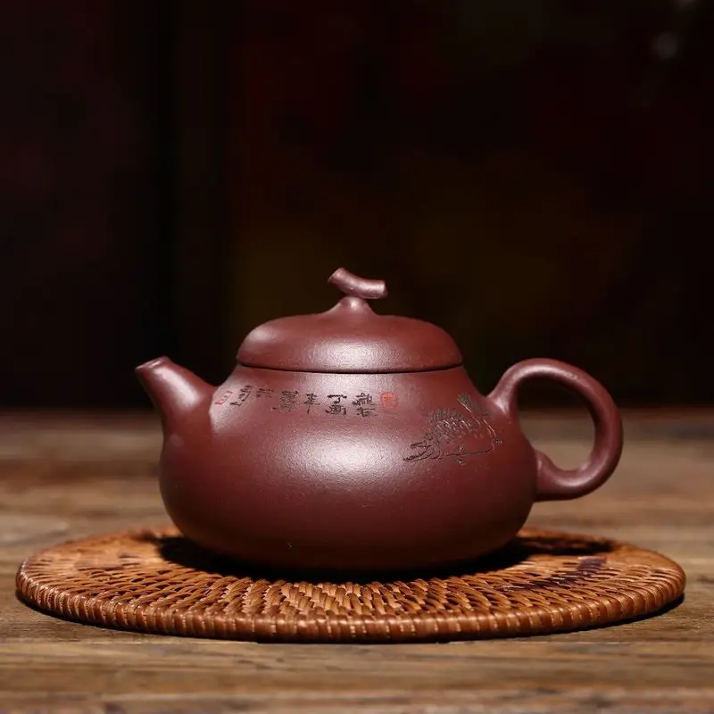 Authentic yixing teapot national special ore purple eggplant purple clay pot all hand domestic wholesale tea kettle
Authentic yixing teapot national special ore purple eggplant purple clay pot all hand domestic wholesale tea kettle