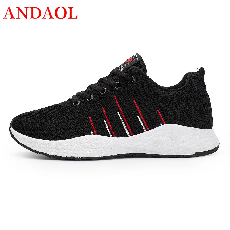 ANDAOL Men's Casual Shoes Top Quality Mesh Breathable Massage Striped Travel Trainers Luxury Non-Slip Lace-Up Campus Sneakers
ANDAOL Men's Casual Shoes Top Quality Mesh Breathable Massage Striped Travel Trainers Luxury Non-Slip Lace-Up Campus Sneakers